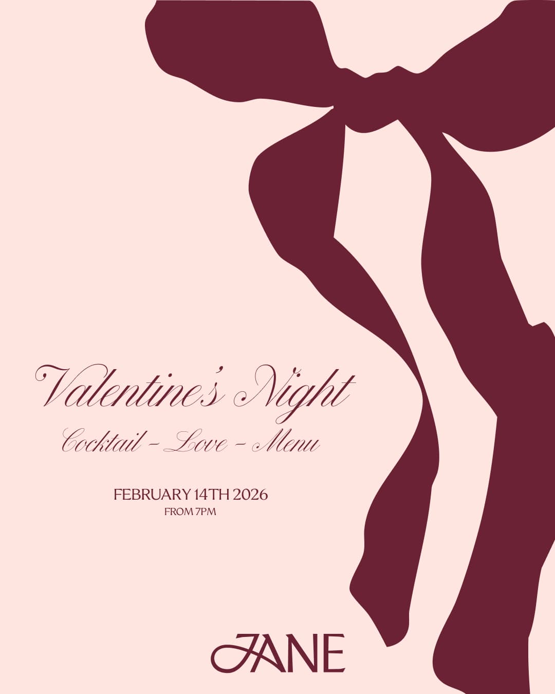 Valentine's Day
Special Menu